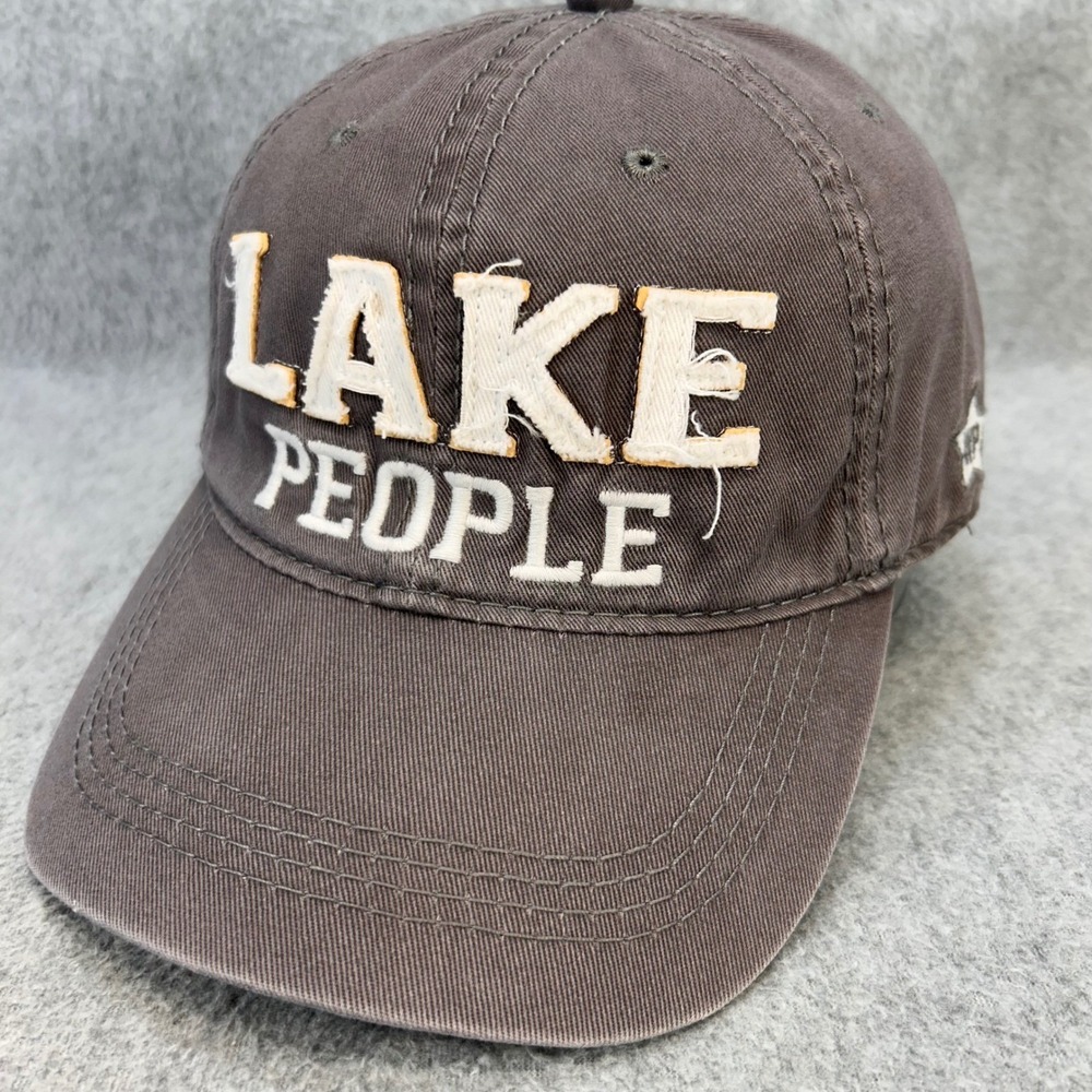 Lake People Unisex Gray We People Pavilion Baseball Hat Distressed OSFM